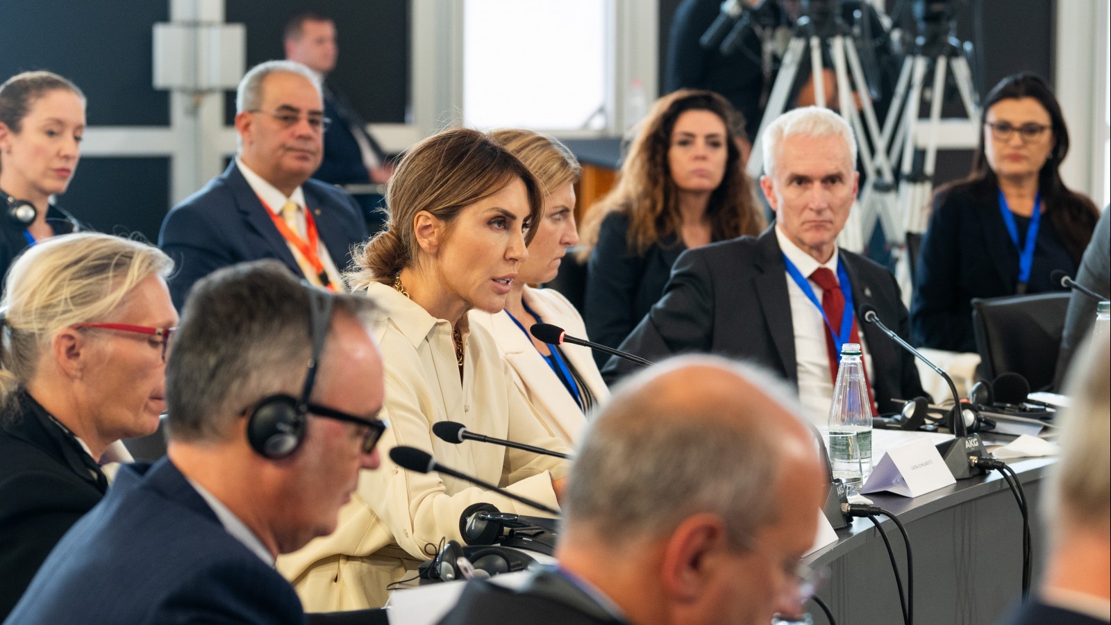 RCC Secretary General addressing the Ministerial Meeting of Ministers of Interior, 14 September 2023 (Photo: Armand Habazaj, RCC)