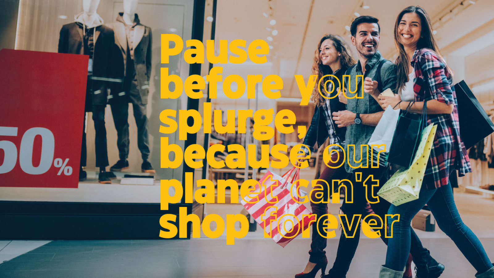 Think green. Buy sustainably.