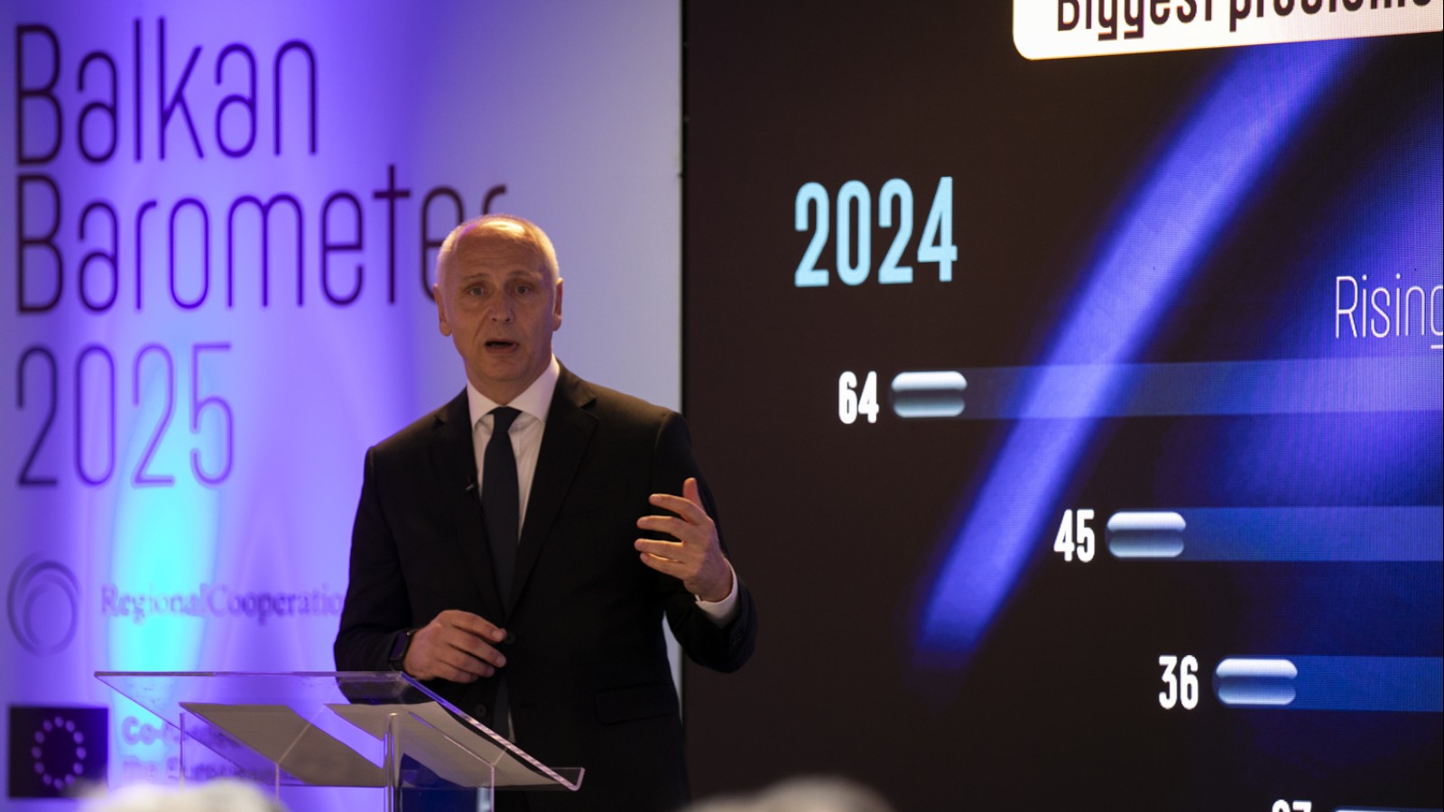 Speech by RCC Secretary General at the Balkan Barometer 2025 presentation