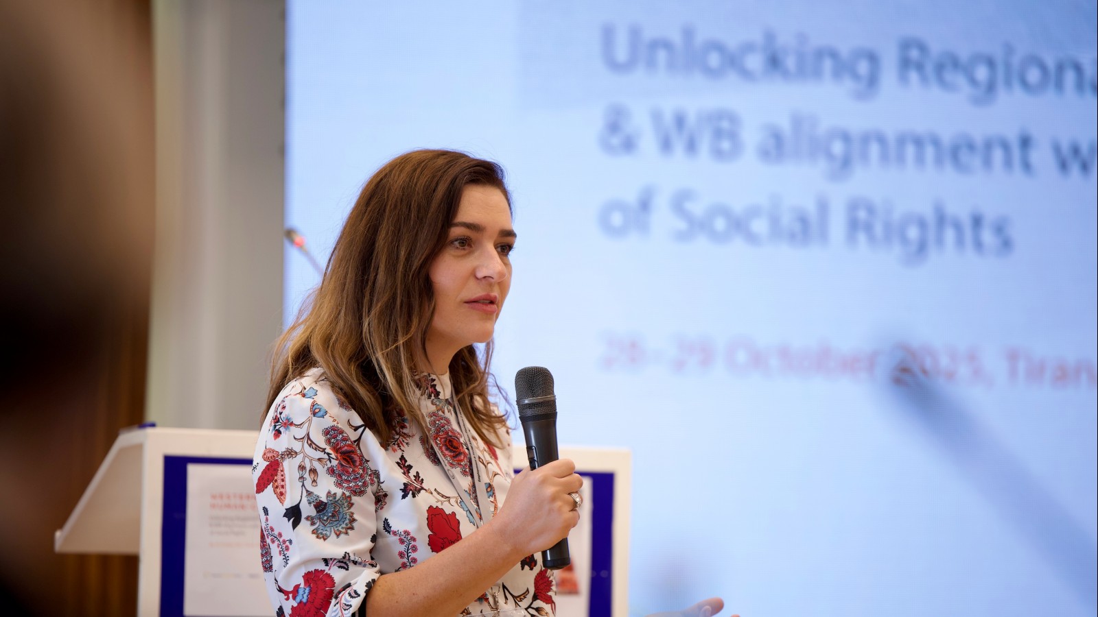 Ratka Babic, Team Leader of ESAP: Employment and Social Affairs Platform 3 (Photo: RCC/Henri Koci)