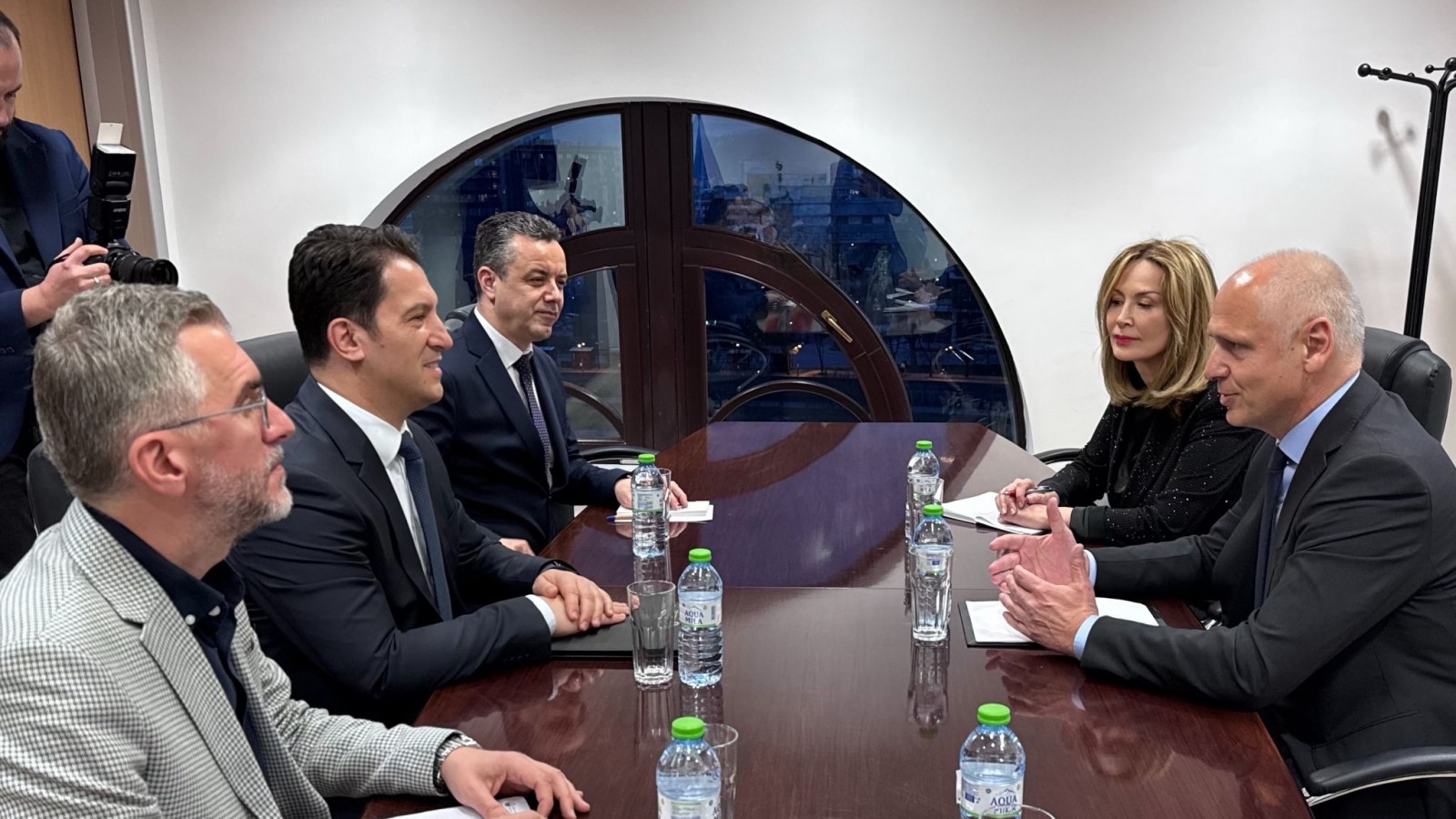 RCC Secretary General Amer Kapetanovic met with First Deputy Prime Minister and Minister for European Affairs of North Macedonia, Bekim Sali today in Skopje on 26 March 2026 (Photo: RCC)