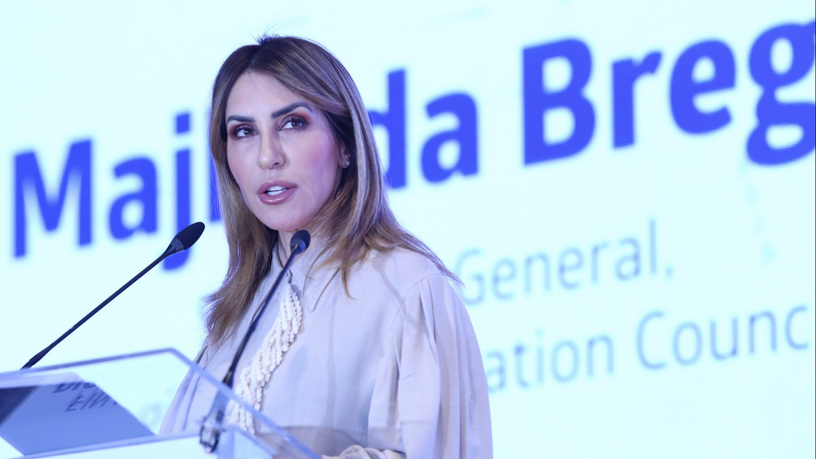 RCC SG Majlinda Bregu speaking at the Investing in Digitalisation in the Western Balkans Conference