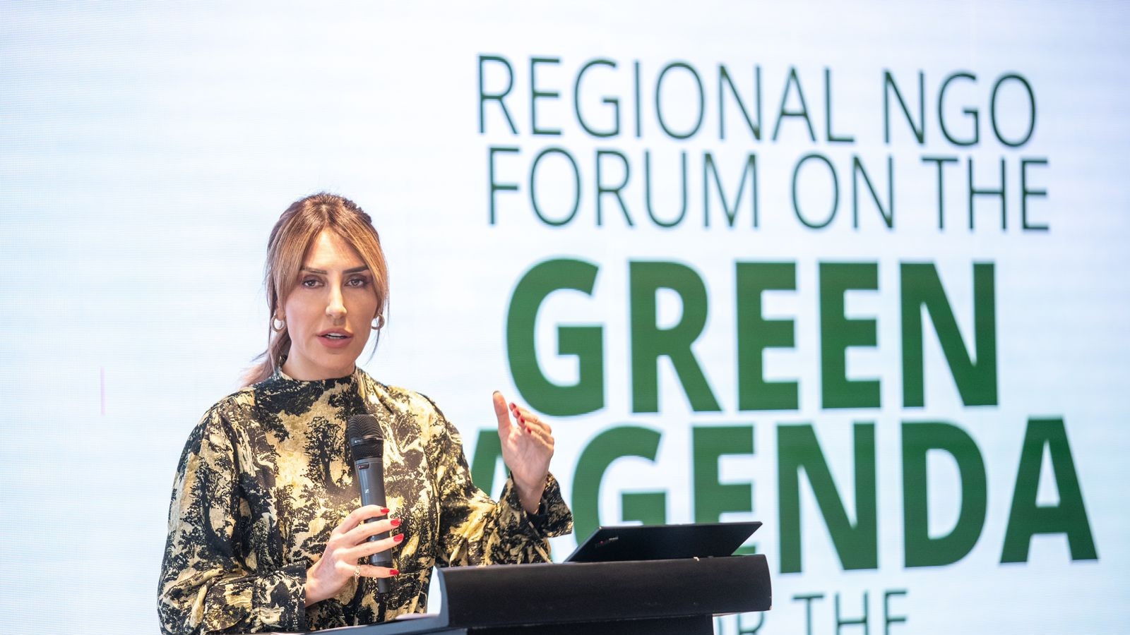 RCC SG Majlinda Bregu opening NGO Forum on Green Agenda for Western Balkans