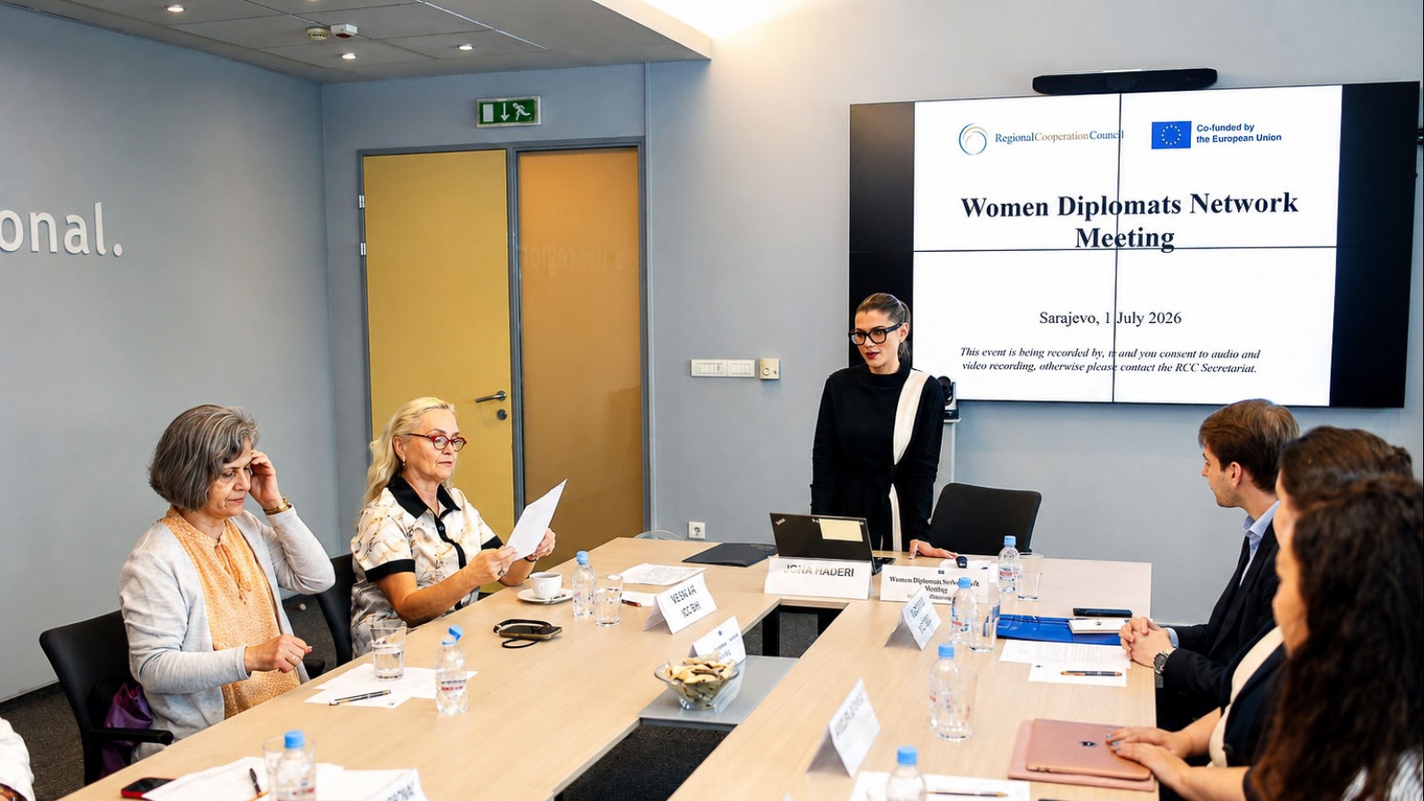 Regional Cooperation Council (RCC)  organized Women Diplomats Network meeting in Sarajevo on 1 July 2026 (Photo: RCC/Jasmin Sakovic) 