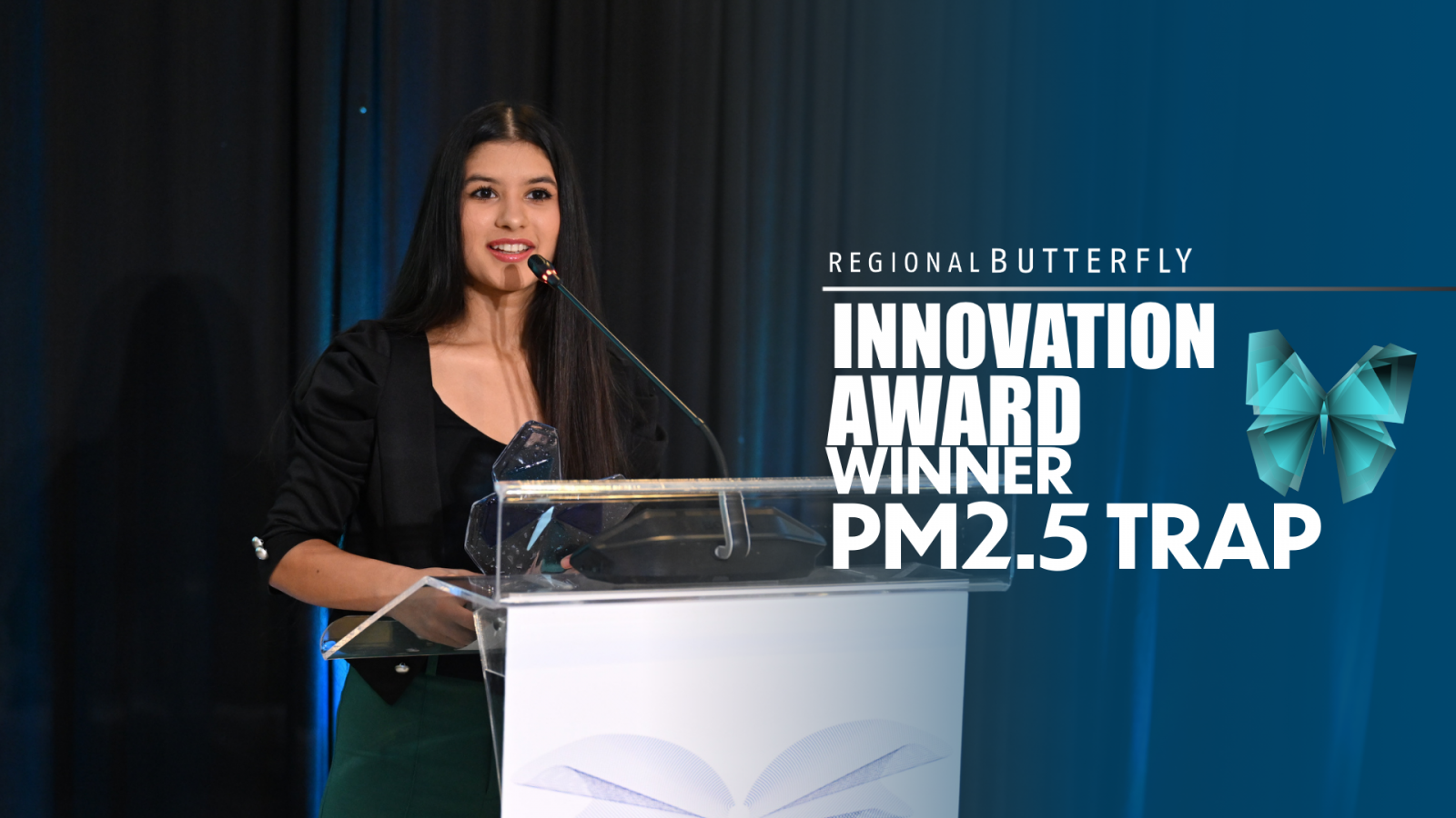 Youth innovation Butterfly Innovation Award winner: PM2.5 Trap