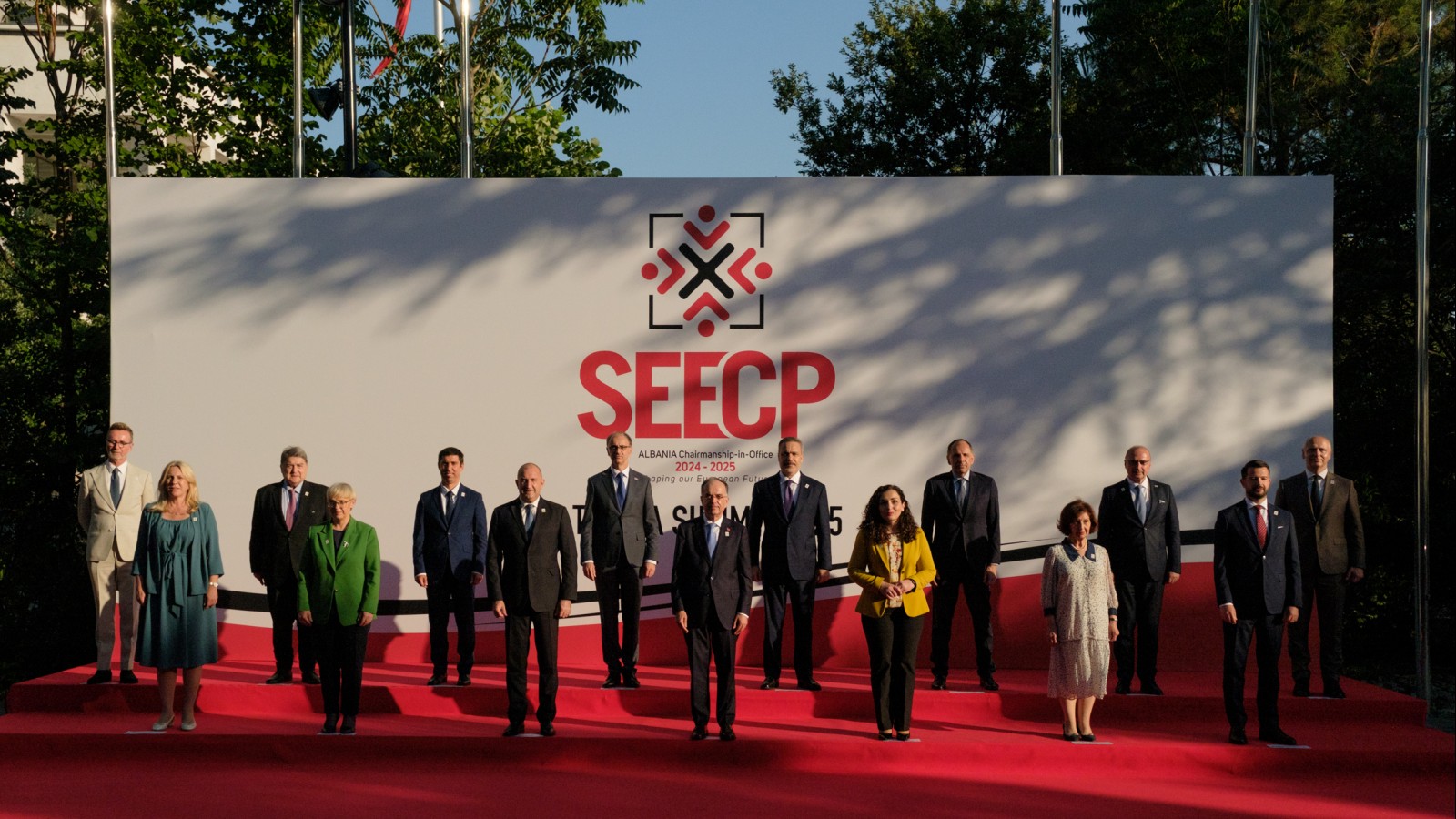 Leaders of SEECP Participants at the SEECP Summit held in Tirana on 16 June 2025 (Photo: RCC/Armand Habazaj) 
