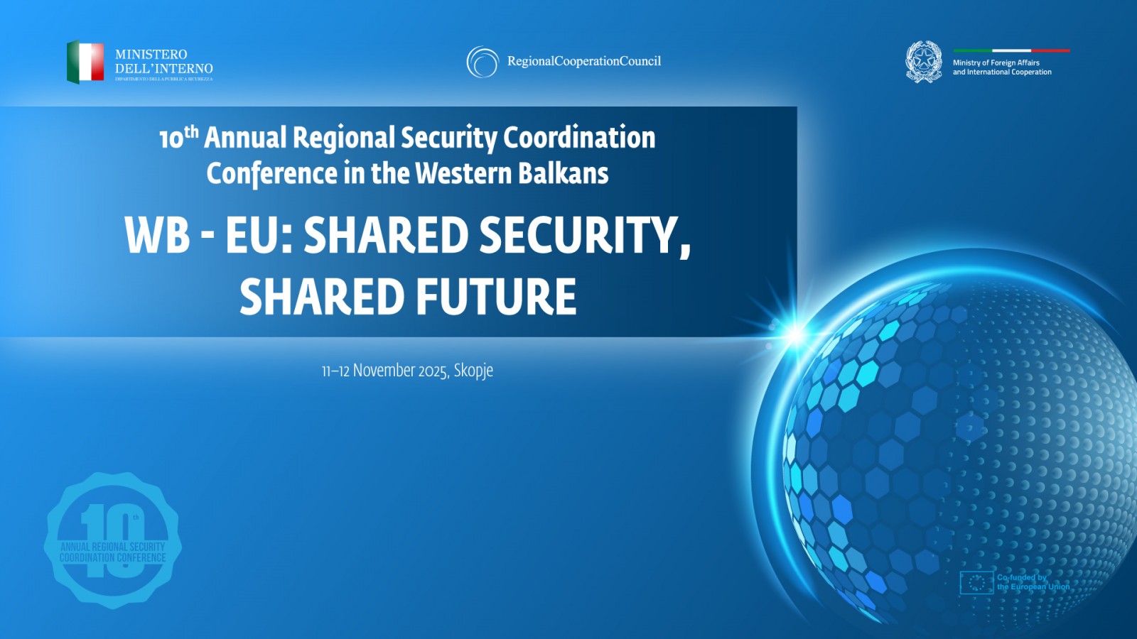 A Decade of Shared Security: 10th RCC ‘Jumbo’ Conference Brings Regional and International Security Practitioners to Skopje