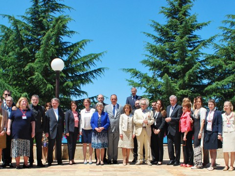 Ministers of Culture of Bosnia and Herzegovina, Croatia, Montenegro and Serbia met in Ohrid, on 28 June where they handed over a joint nominations dossier to the UNESCO Secretary General, Irina Bokova (Photo courtesy of Ministry of Culture of The Former Yugoslav Republic of Macedonia) Ministers of Culture of Bosnia and Herzegovina, Croatia, Montenegro and Serbia met in Ohrid, on 28 June where they handed over a joint nominations dossier to the UNESCO Secretary General, Irina Bokova (Photo courtesy of Ministry of Culture of The Former Yugoslav Republic of Macedonia)