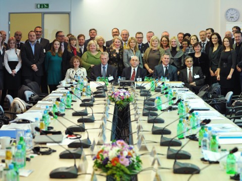 Participants of the international seminar ‘South East Europe 20 Years On: Transformation from State to Public Broadcasting’, held in RCC premises on 14 November 2011, in Sarajevo, Bosnia and Herzegovina. (Photo RCC/Midhat Poturovic) Participants of the international seminar ‘South East Europe 20 Years On: Transformation from State to Public Broadcasting’, held in RCC premises on 14 November 2011, in Sarajevo, Bosnia and Herzegovina. (Photo RCC/Midhat Poturovic)