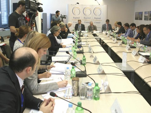 The 13th SEEIC meeting was hosted by the RCC Secretariat in Sarajevo, BiH, on 19 June 2013. (Photo RCC/Zoran Kanlic) The 13th SEEIC meeting was hosted by the RCC Secretariat in Sarajevo, BiH, on 19 June 2013. (Photo RCC/Zoran Kanlic)