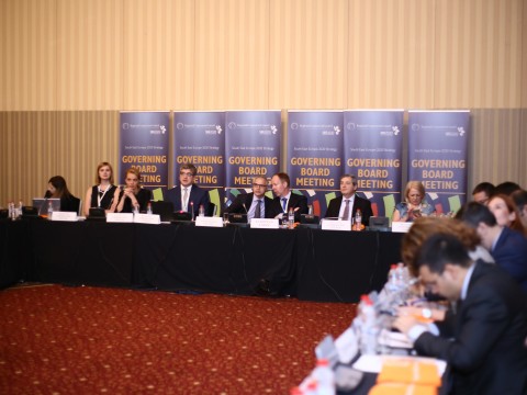 The third meeting of the Governing Board of the Regional Cooperation Council’s (RCC) South East Europe 2020 (SEE 2020) Strategy took place in Pravets (Bulgaria), on 30 May 2016. (Photo: Regional Cooperation Council/Ivo Petkov) 