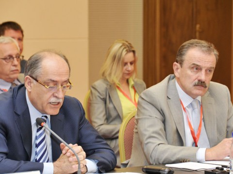 RCC Secretary General , Hido Biscevic (right), and Montenegrin Minister of Foreign Affairs and European Integration , Milan Rocen, at the opening of the third RCC Annual Meeting, on 28 June 2011, in Becici, Montenegro. (Photo: Courtesy of Montenegrin Government) RCC Secretary General , Hido Biscevic (right), and Montenegrin Minister of Foreign Affairs and European Integration , Milan Rocen, at the opening of the third RCC Annual Meeting, on 28 June 2011, in Becici, Montenegro. (Photo: Courtesy of Montenegrin Government)