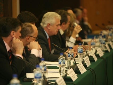 Participants of the Ministerial Conference on Combating Climate Change in Southeast Europe, Sarajevo, BiH, 14 November 2008 (Photo RCC/Dejan Vekic)
