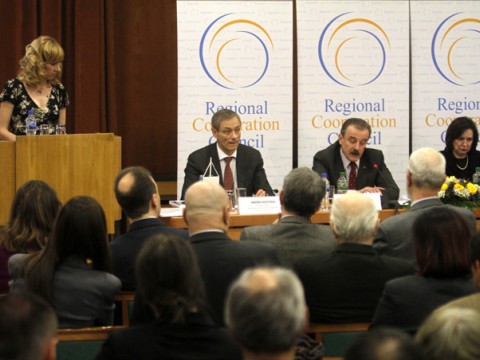 Regional Cooperation Council marked its third anniversary at the panel discussion ‘South East Europe in 2011 and Beyond: Sharing the Same Vision’, held on 7 March 2011 in Sarajevo, BiH. (Photo RCC/ Dado Ruvic) Regional Cooperation Council marked its third anniversary at the panel discussion ‘South East Europe in 2011 and Beyond: Sharing the Same Vision’, held on 7 March 2011 in Sarajevo, BiH. (Photo RCC/ Dado Ruvic)