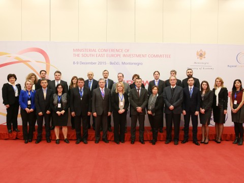 Participants of the SEEIC Ministerial Conference, held on 9 December 2015 in Budva, Montenegro. (Photo: RCC) Participants of the SEEIC Ministerial Conference, held on 9 December 2015 in Budva, Montenegro. (Photo: RCC)