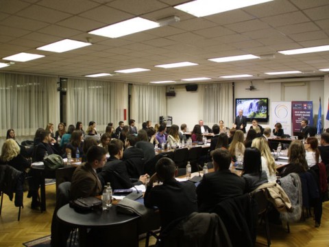 Participants of RCC’s panel debate on findings of the Academy on Media Law in South East Europe: Online media regulation – Where does regulation end and overregulation start? , held in Belgrade on 13 December 2013. (Photo: Courtesy of Law Faculty of the Belgrade University) Participants of RCC’s panel debate on findings of the Academy on Media Law in South East Europe: Online media regulation – Where does regulation end and overregulation start? , held in Belgrade on 13 December 2013. (Photo: Courtesy of Law Faculty of the Belgrade University)