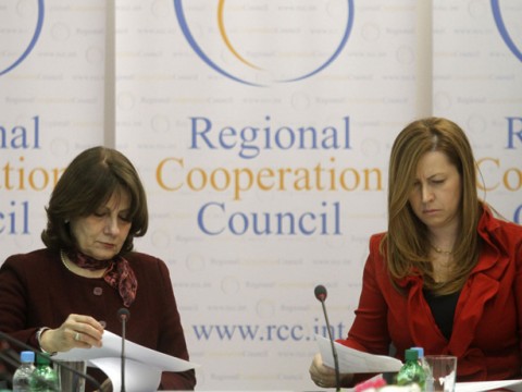 Deputy RCC Secretary General, Jelica Minic (left), and Member of the EP’s Committee on Foreign Affairs, Anna Ibrisagic, opened a two-day seminar on the role of parliaments in the legislative process and in the government oversight in Western Balkans, 23 February 2011, Sarajevo, BiH. (Photo RCC/Dado Ruvic) Deputy RCC Secretary General, Jelica Minic (left), and Member of the EP’s Committee on Foreign Affairs, Anna Ibrisagic, opened a two-day seminar on the role of parliaments in the legislative process and in the government oversight in Western Balkans, 23 February 2011, Sarajevo, BiH. (Photo RCC/Dado Ruvic)