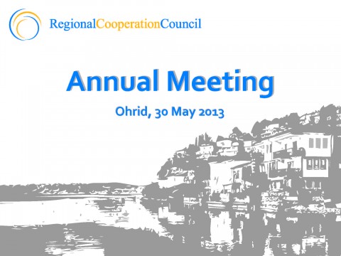 5th RCC Annual Meeting is to take place in Ohrid, on 30 May 2013. (Photo: RCC) 5th RCC Annual Meeting is to take place in Ohrid, on 30 May 2013. (Photo: RCC)