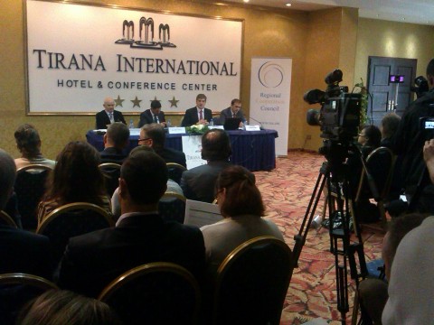 RCC presenting its SEE 2020 strategy, at a workshop in Tirana on 1 October 2013. (Photo RCC∕Dinka Zivalj) RCC presenting its SEE 2020 strategy, at a workshop in Tirana on 1 October 2013. (Photo RCC∕Dinka Zivalj)