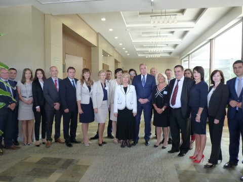 Participants and representatives of The Southeast European Prosecutors Advisory Group (SEEPAG), Southeast European Law Enforcement Center (SELEC) and Regional Cooperation Council (RCC) at the Conference on the Joint Investigation Teams held in Podgorica, Montenegro on 20 September 2016. (Photo: SELEC/Sonia Schachter) Participants and representatives of The Southeast European Prosecutors Advisory Group (SEEPAG), Southeast European Law Enforcement Center (SELEC) and Regional Cooperation Council (RCC) at the Conference on the Joint Investigation Teams held in Podgorica, Montenegro on 20 September 2016. (Photo: SELEC/Sonia Schachter)