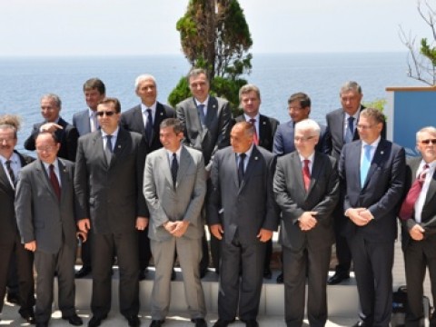 Participants of meeting of Heads of State and Government of the South-East European Cooperation Process, on 30 June 2011, in Budva, Montenegro. (Photo: www.predsjednik.me)