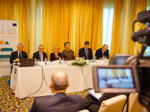 Participants of the conference 'Enhancing Growth through Regional Action – South East Europe 2020', organised by CEI and the RCC Secretariat, on 18 March 2014, in Sarajevo, BiH (Photo: CEI) Participants of the conference 'Enhancing Growth through Regional Action – South East Europe 2020', organised by CEI and the RCC Secretariat, on 18 March 2014, in Sarajevo, BiH (Photo: CEI)