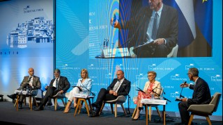 RCC SG Amer Kapetanović took part in the high-level panel discussion “Western Balkans and the Euro-Atlantic Path: Trust, Transparency, Transformation” at the Dubrovnik Forum 2025 held on 12 July 2025 (Photo: RCC/Srdjan Kurajica)