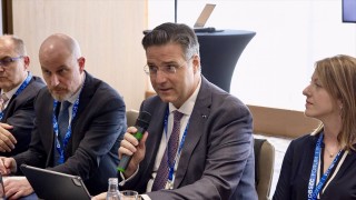 RCC's Head of Political Department Pavle Jankovic at the RCC co-hosted panel on the sidelines of GLOBSEC, in Prague on 22 May 2026 (Photo: GLOBSEC) 