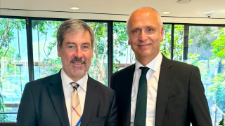RCC Secretary General Amer Kapetanovic met with OECD Deputy Secretary-General František Ružička in New York on 16 July 2026 (Photo: RCC)