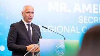 Secretary General of the Regional Cooperation Council (RCC) Amer Kapetanović opening the United for Climate: Regional Cooperation for a Resilient Future conference in Tirana on 5 May 2026 (Photo: RCC/Henri Koci)