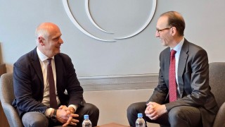 RCC Secretary General Amer Kapetanovic welcomed Georg Diwald, Austrian Ambassador to Bosnia and Herzegovina, at RCC premises in Sarajevo on 16 January 2026 (Photo:RCC/Alma Arslanagic-Pozder)