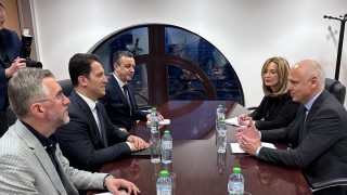 RCC Secretary General Amer Kapetanovic met with First Deputy Prime Minister and Minister for European Affairs of North Macedonia, Bekim Sali today in Skopje on 26 March 2026 (Photo: RCC)
