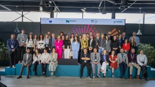 Participants of the RCC’s WBYL Regional Fireside Talks with High-Level Officials on 10 April in Tivat (Photo: RCC: Danilo Papic)