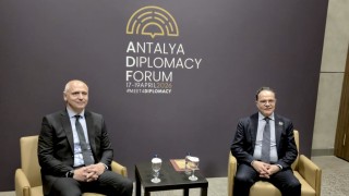 RCC Secretary General Amer Kapetanovic met with Deputy Minister of Foreign Affairs of Türkiye and Director for EU Affairs, Mehmet Kemal Bozay on the margins of Antalya Diplomacy Forum on 19 April 2026 (Photo: RCC) 