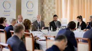 RCC Secretary General Amer Kapetanovic hosting 56th meeting of RCC Board, in Budva on 14 May 2025 (Photo: RCC/Danilo Papic)