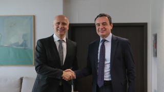 Amer Kapetanovic, Secretary General of the Regional Cooperation Council (RCC) met with the Prime Minister, Albin Kurti in his official visit to Pristina on 14 March 2025 (Photo: RCC/Valdrin Xhemaj) 