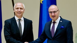 Regional Cooperation Council (RCC) Secretary General Amer Kapetanović met with  Croatian Minister of Foreign and European Affairs Gordan Grlić Radman in Zagreb on 17 April 2025 (Photos: RCC/Vedran Husremovic)