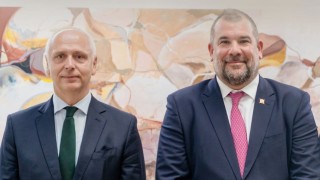 RCC Secretary General Amer Kapetanovic and Minister of Defence of Montenegro Dragan Krapović in Budva on 20 October 2026 (Photo: Bojan Gnjidić, Ministry of Defence of Montenegro)