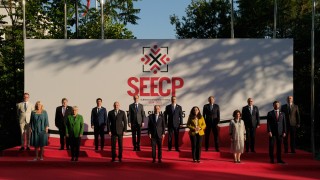 Leaders of SEECP Participants at the SEECP Summit held in Tirana on 16 June 2025 (Photo: RCC/Armand Habazaj) 