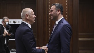 RCC Secretary General Amer Kapetanovic met with Deputy Prime Minister and Minister of Foreign Affairs and Diaspora Glauk Konjufca in Pristina on 28 April 2026 (Photo: RCC/Valdrin Xhemaj)